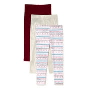 365 Kids From Garanimals Girls Leggings, 3-Pack, Sizes 4-10