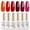 Red Purple, variant on Gellen Red Gel Nail Polish, 6 Colors Winter Christmas Burgundy Red Bloody Red Glitter Gel Polish Set, Soak Off Glossy UV Gel for Women DIY Nail Art Salon Manicure, 10ml/0.33oz