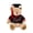 light, variant on Style Patch Dressed Bear Plush Toys Fluffy Cute Bear Doll Wearing Doctoral Gown Lovely Graduation Gift To Friends
