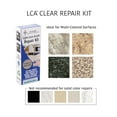 thumbnail image 4 of Clear - Upgraded Quartz Countertop Repair Kit - Granite Repair Kit - Chip Repair Kit for Quartz, Granite, Marble, Corian, Porcelain, Acrylic, Edge Chips and more - HIMG Surface Repair, 4 of 9