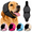 Black, variant on Dog Anxiety Calming Head Wrap Noise Reduction Ear Cover for Fireworks Thunderstorm Travel Adjustable Soft Comfort Fit for Dogs