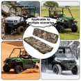thumbnail image 5 of ZIATUBLES 2-Pack UTV Seat Covers, Universal Waterproof Scratch-Resistant Front Bench Protector Set for Mule, Easy Install Clean for Farm Ranch Truck, Oak Leaf Camo Print, 5 of 8