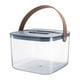 thumbnail image 1 of Monstrate Caja para almacenamiento de granos de fácil acceso, almacena y dispensa cómodamente tus cereales favoritos, PET duradero y elegante Almacenamiento y organización del hogar Gris 6 kilos, 1 of 6