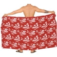 thumbnail image 5 of HAPPY BAY Men's Swim Trunk Swimsuits Sarong Pareo Wrap One Size Crimson, Beach Summer Vacation Party, 5 of 5
