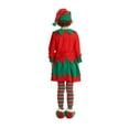 thumbnail image 5 of CUZIBR Christmas Children Kids Girls Teenagers Outfits Sets Funny Santa Clothing Sets Cozy Stylish Dailywear For Toddler,Watermelon Red,7-8 Years, 5 of 5