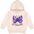 thumbnail image 2 of Inktastic Colorado State Butterfly and Flowers Toddler Hoodie, 2 of 4