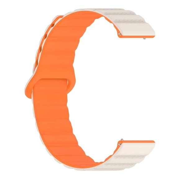 DESIGNICE Magnetic Silicone Watch Band Strap for 18Mm 20Mm 22Mm Smartwatches, Comfortable