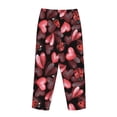 thumbnail image 5 of Daiia Ladybugs and Red Hearts Women's Sleep Pant with Pockets and Drawstring,Pajama Pants-Large, 5 of 9