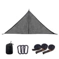 thumbnail image 1 of Triangles Mesh Hammock Outdoor Aerial Hammock Triangular Air Cushion Air Hammock Camping Tree Bed, 1 of 6