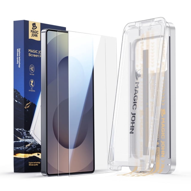 Protector de pantalla MAGIC JOHN 2 Pack para Samsung Galaxy S25 Ultra