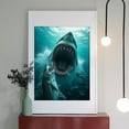 thumbnail image 2 of Diamond Art Kits for Adults - 5d Massive Shark Ocean Scene Diamond Painting for Adults, Diamond Art for Adults Beginners, Diamond Painting Kits for Adults for Home Wall Decor, 2 of 7