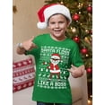 thumbnail image 3 of Tstars Boys Unisex Ugly Christmas Santa Floss Like a Boss Toddler Boy T Shirt, 3 of 5