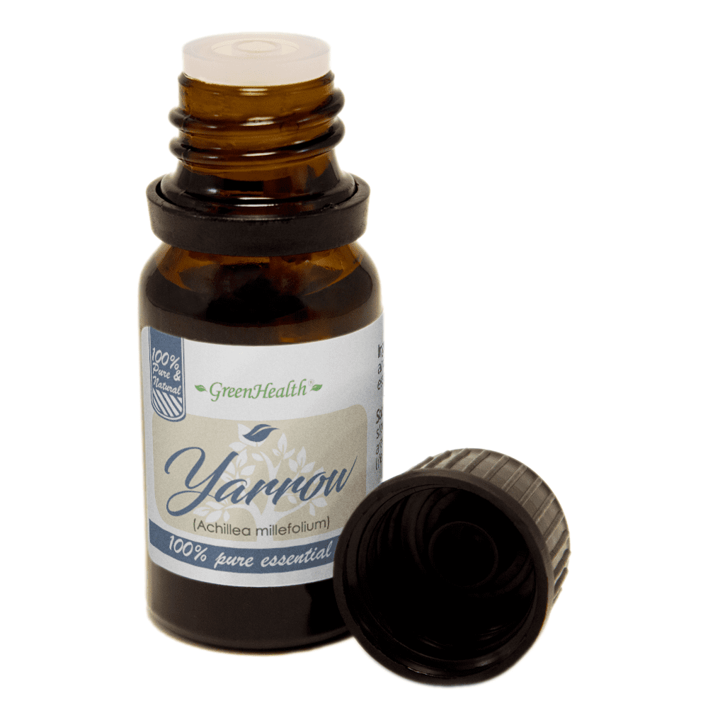 Yarrow Essential Oil - 10 ml - Amber Glass Bottle w/ Euro Dropper