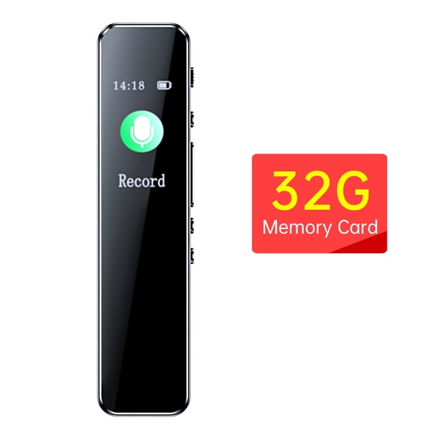 Enregistreur de Voix de Réduction du Bruit avec la Transmission Portable de Lecture de Type-C USB2.0 1536KBPS HD Enregistrement Lecteur MP3