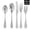Silver-style 2, variant on 20 Pcs Floral Silverware Set Including Fork Spoon and Knife Stainless Steel Flatware Set Vintage Cutlery Set Mirror Polished Utensil Set for Kitchen Dishwasher Safe Service for 4