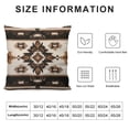 thumbnail image 5 of COMIO American Southwest Aztec Pillow Covers  Lumbar Pillow Covers Home Decorative Cushion Case for Sofa Couch Housewarming Gifts Family Room Décor, 5 of 5