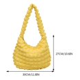 thumbnail image 3 of Bolso De Hombro Bolso De Mujer 2023 Plisado Hobo Bag Soft Quilted Puff Girls Purse (Amarillo), 3 of 8