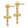thumbnail image 2 of 14K Yellow Gold Earring Drop & Dangle Women'S 20 mm 10, 2 of 3