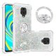 thumbnail image 1 of Funda para Xiaomi Redmi Note 9S/Note 9 PRO con Brillo Líquido Flotante, Purpurina, Parachoques y Anillo Giratorio Soporte, 1 of 5