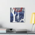 thumbnail image 6 of Deer in Abstract Style - Canvas, 6 of 25