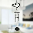 thumbnail image 3 of WHAMVOX  Wind Chimes Outdoor Heart-shaped Hanging Decoration, 3 of 8