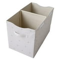 thumbnail image 3 of 3 Sprouts Recycled Fabric Folding Chest Organizer in Blueberry Taupe - Collapsible Storage Basket Container with Lid & Handles, 3 of 5