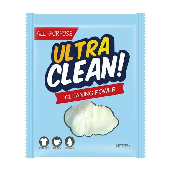 Kitchen Degreaser Powder Cleaner Grease Away All-purpose Magic Cleaning Powder Multi-purpose Stain Removal Kitchen Grease Cleaner Instant Grease Removal for Cookware Home