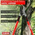 thumbnail image 4 of TABOR TOOLS GG12A Anvil Lopper with Compound Action Chops Thick Branches with Ease 30 Inch Tree Trimmer Branch Cuttter with 2 Inch Clean Cut Capacity., 4 of 4