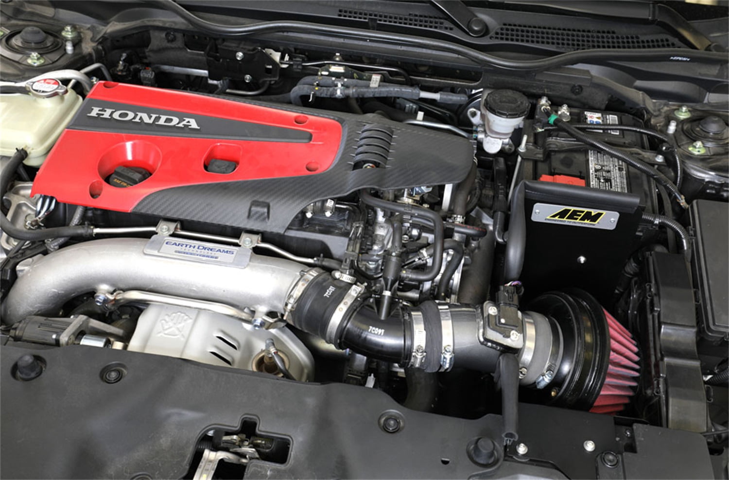 AEM 21-832C Cold Air Intake Car System Fits Select: 2017-2018 Honda Civic Type-R L4-2.0L F/I