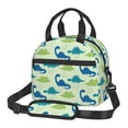 thumbnail image 1 of Easygdp Cute Dinosaur Blue Green Caja de Almuerzo para Mujeres y Hombres, Bolsa de Almuerzo Insulada, Bolsas Reutilizables Impermeables para Viajes, Trabajo y Picnics, 1 of 7