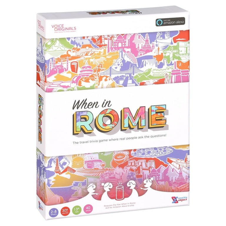 Voice Originals When in Rome Travel Trivia Game Powered by Alexa