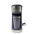 thumbnail image 2 of Frigidaire Stainless Steel Coffee Maker - Single Cup With Insulted Travel Mug ECMK095 with 420ml Capacity Lavender, 2 of 4