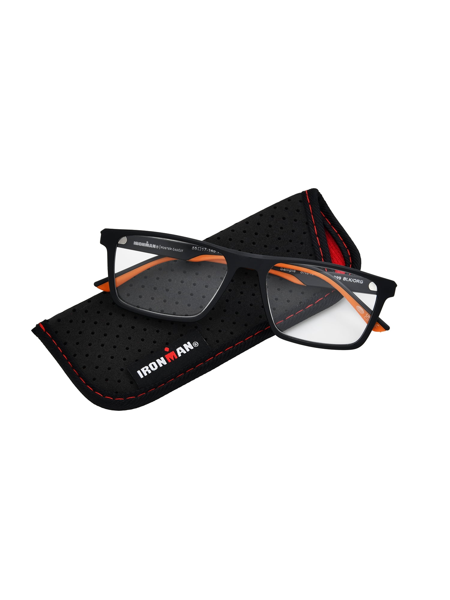 Ironman Black Square Reading Glass +2.50