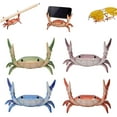 thumbnail image 6 of Crab Pen Holder for Desk, 1.96*1.57*1.37 in Cute Crab-Shaped Weightlifting Crabs Pen & Pencil Holder, Realistic Creative Penholders Storage Accessories, 6 of 8