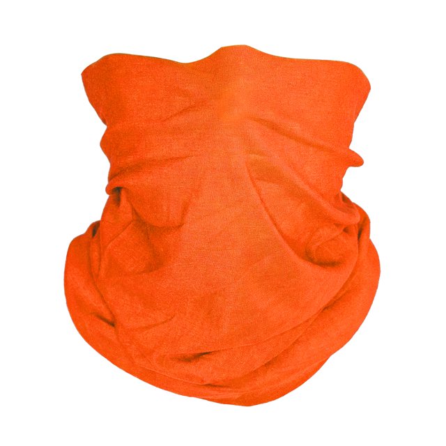 Top Headwear Face Covering Neck Gaiter - Neon Orange