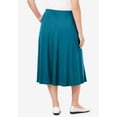thumbnail image 3 of Woman Within Plus Size Petite 7-Day Knit A-Line Skirt, 3 of 6