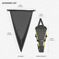 thumbnail image 2 of Rhinowalk Bike Saddle Bag Stable Not Shaking 14L Big Capacity Removable Dry Bag Waterproof for Road, 2 of 5