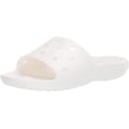 thumbnail image 1 of Crocs Unisex Classic Slide Sandals - White - M6W8, 1 of 6