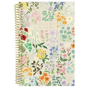 bloom daily planners 2024-25 Soft Cover Planner, 4" x 6", Garden Party, Beige