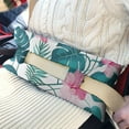 thumbnail image 3 of Botanical Jungle Leaves Seatbelt Pillow Lush Monstera & Palm Leaf Print, Post-Surgery Support (Boho Style), 3 of 6