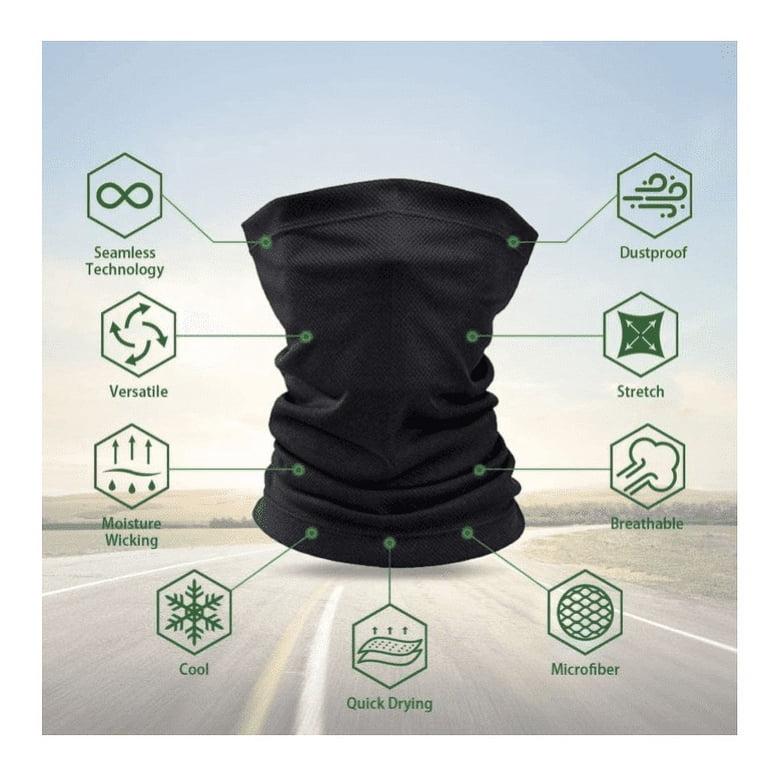 20pcs Cooling Neck Gaiters - Multi Functional Face Mask Bandana For Sun Protection