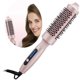 thumbnail image 2 of Crrynuo - Cepillo térmico - Rizador - Diseño anti-quemaduras - Peine para peinar cabello rizado y liso - Rosa - Con 4 ajustes de temperatura y calentamiento rápido, 2 of 7