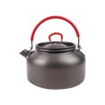 thumbnail image 1 of Almencla Camping Hot Water Kettle Coffee Pot Open Campfire Lightweight 0.8 Liter Lockable Red Handle, 1 of 8