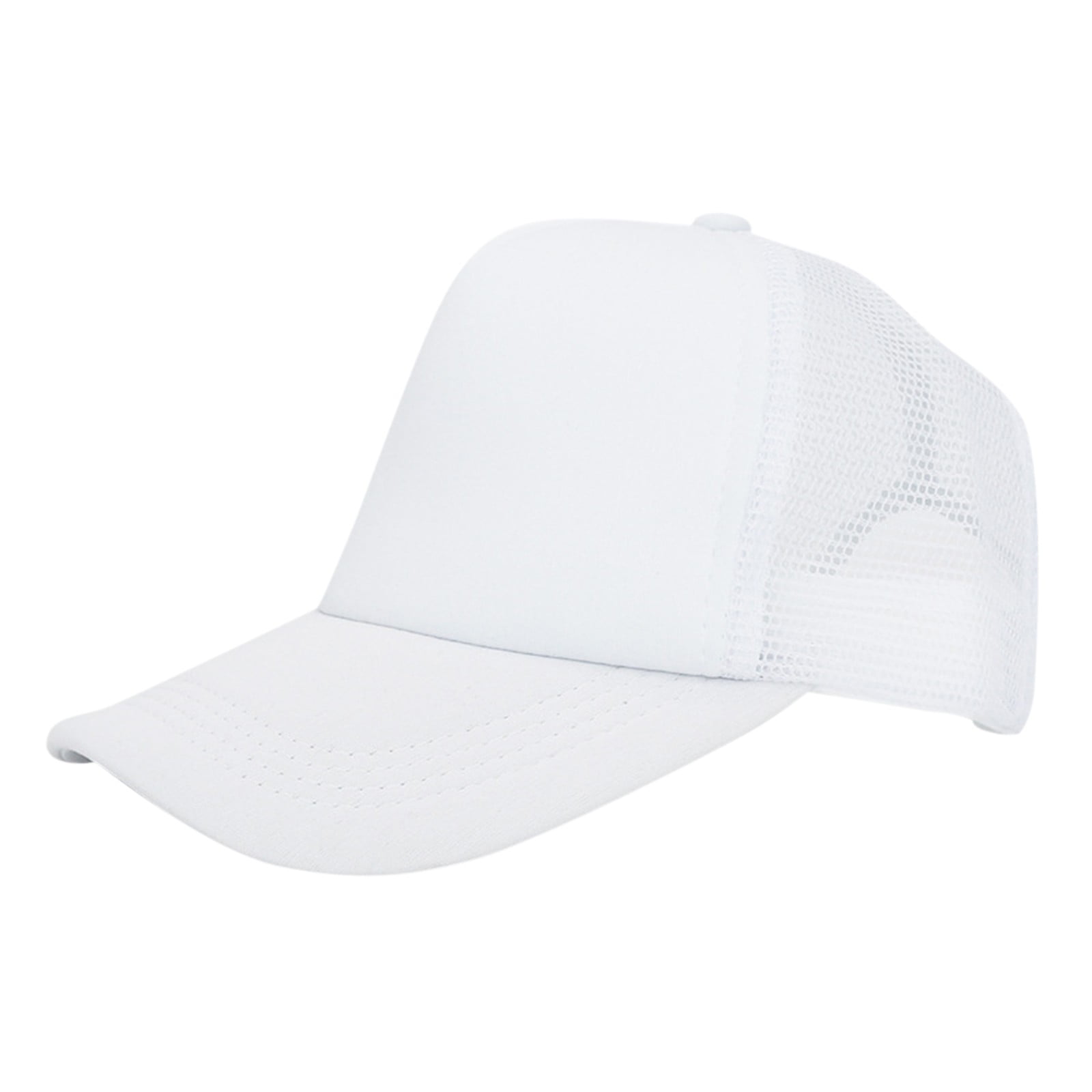 Summer Fashion Hats for Men Women Lightweight Solid Color Light Plate Embroidery and Sunscreen Truck Driver Net Cool Essentials Mens and Womens Outdoors Caps