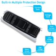 thumbnail image 4 of XINQIHANG Chargeur Double pour PS5, Station de Charge Rapide avec Socle pour Manettes PS5, Station de Charge Double Type C avec Indicateur LED pour Manette DualSense Edge PS5, 4 of 7