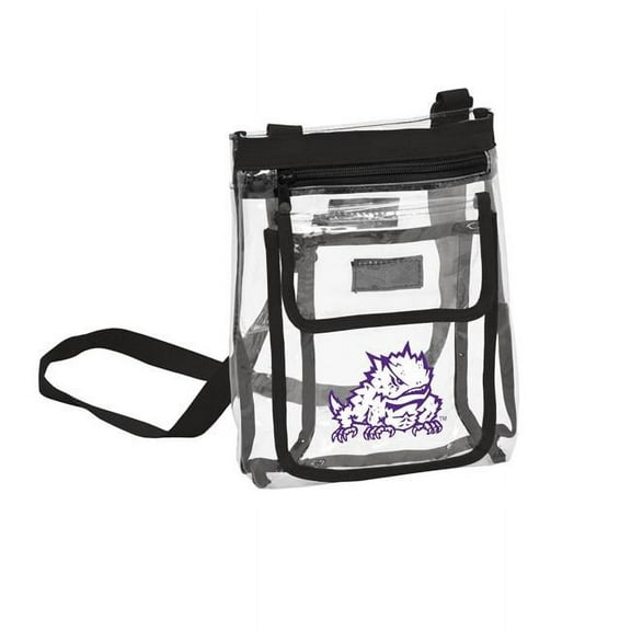 Texas Christian University Gameday Clear Crossbody Bag