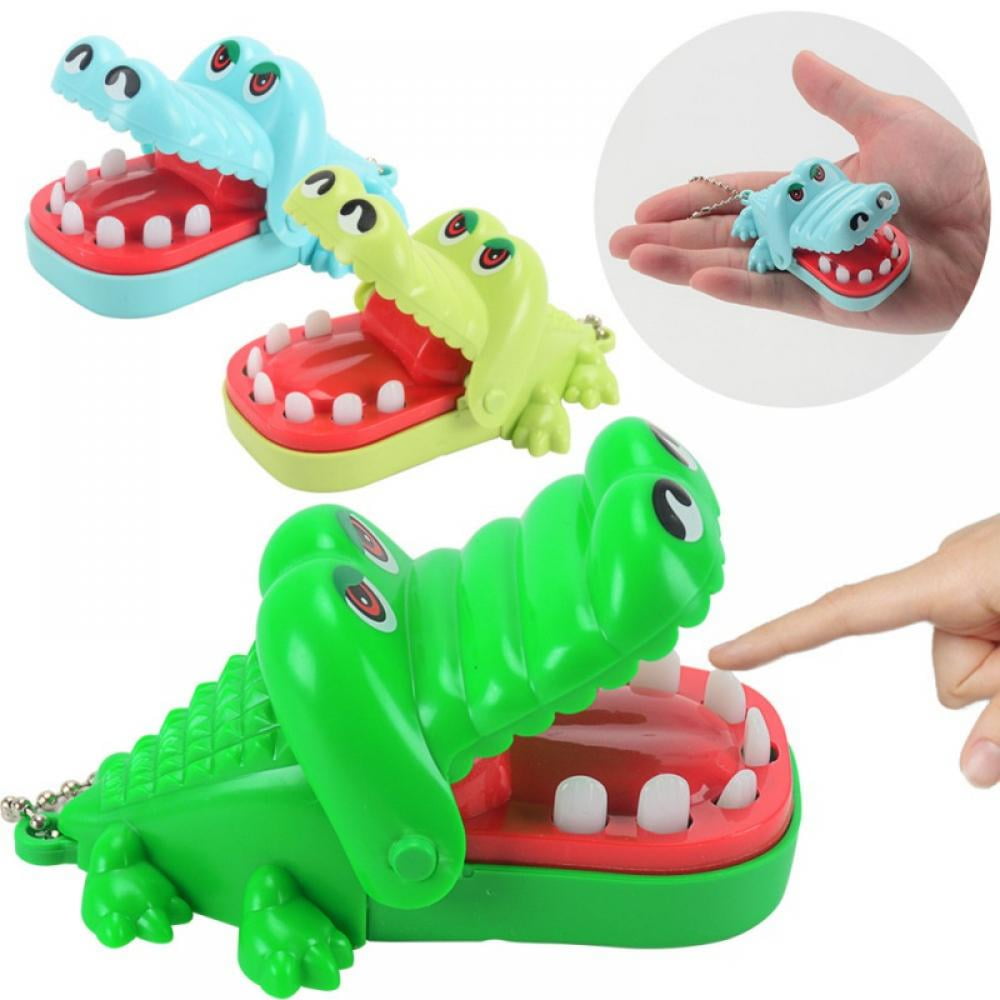 Funny Big Crocodile Mouth Dentist Bite Finger Toy Family Game Boys Kids Gift PM 