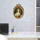 thumbnail image 3 of Marco de fotos dorado Zulema decoración oval resina adorno tallado, 3 of 8