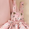 thumbnail image 4 of CAUYDY 0 3 6 9 Months 1T 2T Baby Girl Cute Clothing Set Infant Girls Long Sleeve Bodysuit Newborn Fall Winter Romper Preemie Outfit Sizes 0-3 Months,Pink, 4 of 7