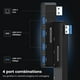 thumbnail image 2 of Divisor USB MOGOOD Negro para Portátil con Expansor Hub USB 3.0 Multipuerto para Computadora, 2 of 6